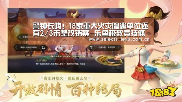 警钟长鸣!18家重大火灾隐患单位还有2/3未整改销案-乐鱼极致竞技体验(图4) 乐鱼平台最新版本